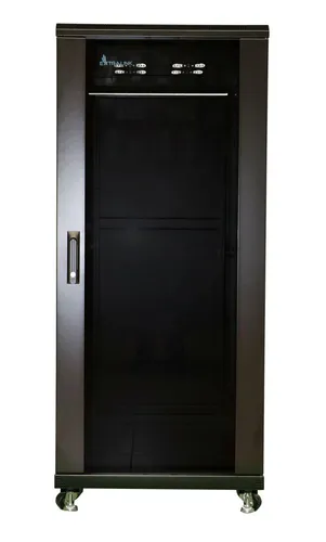Extralink 32U 600x1000 Black | Rackmount cabinet | standing Czujnik temperaturyNie