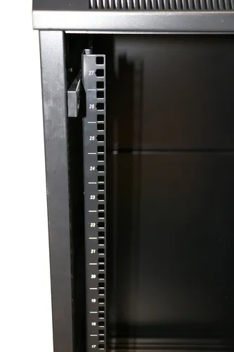 Extralink 37U 600x800 Black | Rackmount cabinet | standing Konstrukcja drzwi tylnychStal