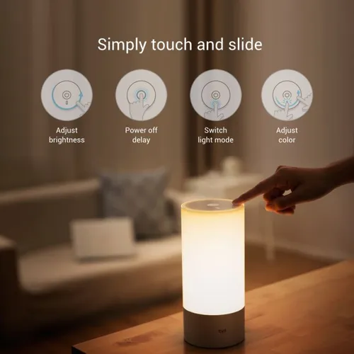 Xiaomi YEELIGHT | Lámpara de cama | Dorada, Bluetooth Liczba źródeł światła1