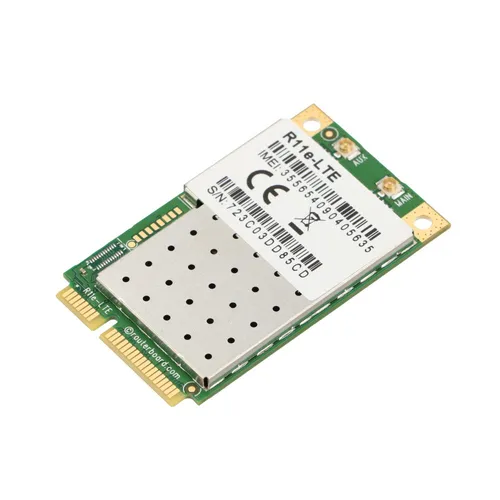 MikroTik R11e-LTE | Karta miniPCI-e | 2G/3G/4G/LTE, 2x u.Fl Interfejs hostaMini PCI Express