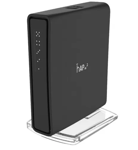 MikroTik hAP ac2 tower | WiFi Router | RBD52G-5HacD2HnD-TC, Dual Band, 5x RJ45 1000Mb/s, 1x USB 5 GHzTak