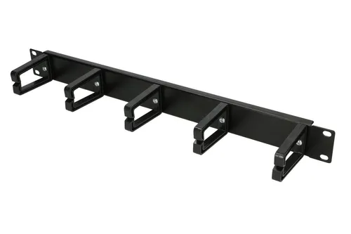 Extralink | Organizador de cable | 1U con mangos de plastico Kolor produktuCzarny