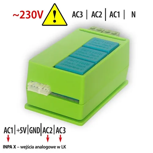 Tinycontrol napěťový senzor | AC třífázový | modul 2