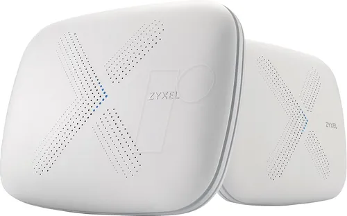 Zyxel Multy X 2er-Pack | Mesh-System | AC3000 Tri-Band MU-MIMO, 4x RJ45 1000Mb/s 3GNie