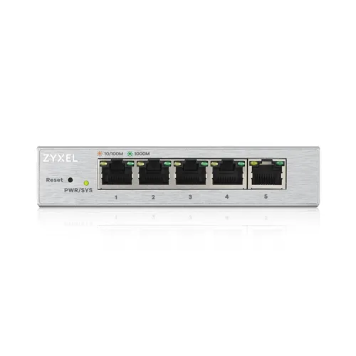 Zyxel GS1200-5 | Switch | 5x RJ45 1000Mb/s, Řízený Agregator połączeniaTak