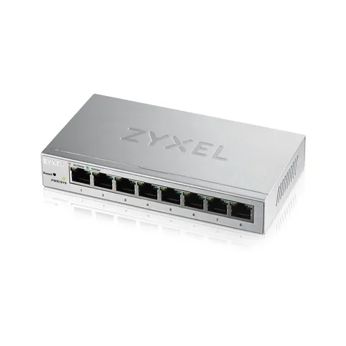 Zyxel GS1200-8 | Schalter | 8x RJ45 1000Mb/s, verwaltet Ilość portów LAN8x [10/100/1000M (RJ45)]
