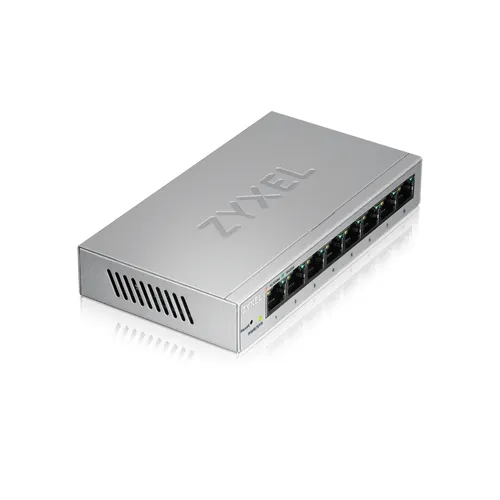 Zyxel GS1200-8 | Switch | 8x RJ45 1000Mb/s, zarządzalny Standard sieci LANGigabit Ethernet 10/100/1000 Mb/s