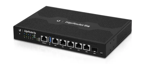 Ubiquiti ER-6P | Router | EdgeMAX EdgeRouter, 5x RJ45 1000Mb/s Passive PoE, 1x SFP Ilość portów LAN1x [1G (SFP)]
