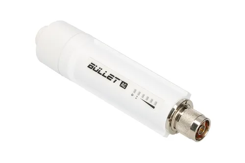 Ubiquiti B-DB-AC | Klientské zařízení | Bullet AC, 2,4GHz, 5GHz, 1x RJ45 1000Mb/s Maksymalna prędkość transmisji bezprzewodowej300 Mb/s