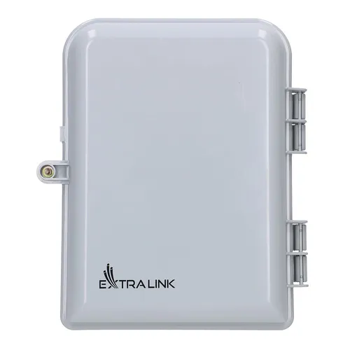 Extralink Emma V2 | Fiber optic terminal box | 16 core, white, min-span Kolor produktuSzary