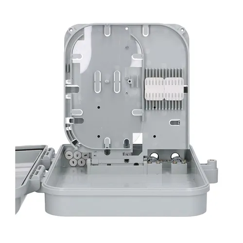 Extralink Emma V2 | Caixa de fibra óptica | 16 soldas, branco, médio vao Mast mountableTak