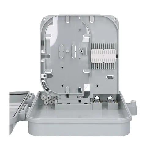 Extralink Emma V2 | Fiber optic terminal box | 16 core, white, min-span Mast mountableTak