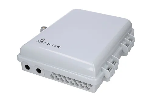Extralink Emma V2 | Caixa de fibra óptica | 16 soldas, branco, médio vao Montaż naścienny / rzutowanie na sufitTak