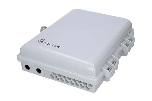 Extralink Emma V2 | Fiber optic terminal box | 16 core, white, min-span Montaż naścienny / rzutowanie na sufitTak