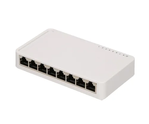 Extralink ENYO | Switch | 8x 10/100/1000Mb/s Gigabit, Desktop Obsługa 10GNie