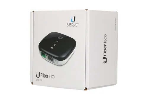 Ubiquiti UF-LOCO | ONT | UFiber, 1x GPON, 1x RJ45 1000Mb/s Kolor produktuCzarny, Szary