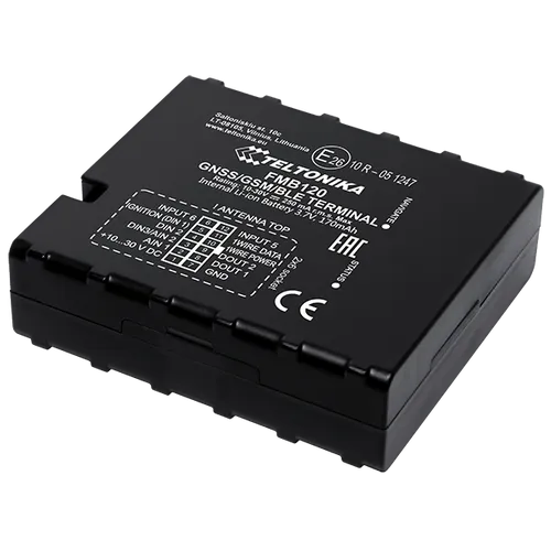 Teltonika FMB120 | GPS Tracker | GNSS, GSM, Bluetooth, Backup battery Pamięc wbudowana 128MB