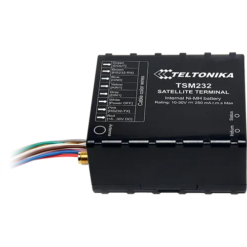 Teltonika TSM232 | Terminal satelitarny IRIDIUM | Bateria zapasowa, do użycia z urządzeniami FM63XY lub FMB630 0