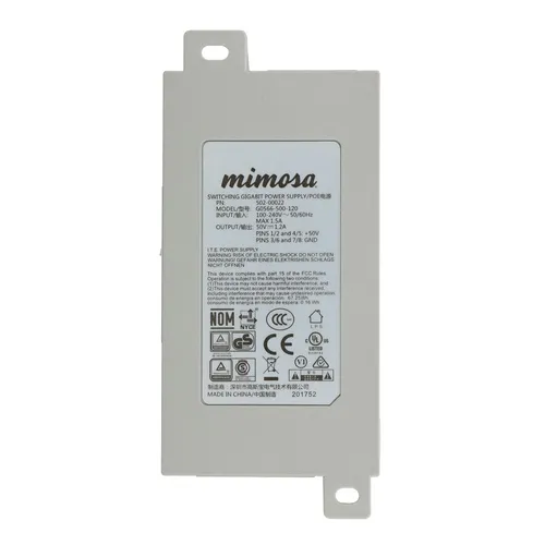Mimosa PoE 56V | PoE Stromversorgung | 1Gbps, für B11, B5, B5c, B24 2