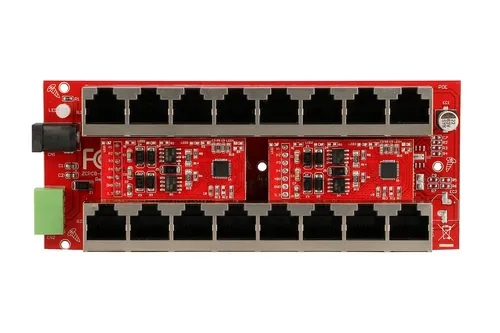 Extralink 8 Portowy | Gigabit PoE Injector | Aktywny, 8 portów Gigabit 802.3at/af, Mode A Power over Ethernet48
