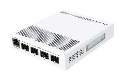MikroTik CRS305-1G-4S+IN | Switch | 1x RJ45 1000Mb/s, 4x SFP+ Ilość portów LAN1x [10/100/1000M (RJ45)]
