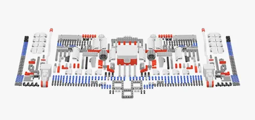 Xiaomi Mi Bunny Mitu Robot Builder - Niesamowity robot w 978 czÄ™Ĺ›ciach Szerokość produktu320