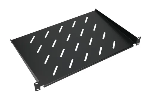Extralink 1U 300mm Black | Shelf | 19", for wall cabinets Kolor produktuCzarny