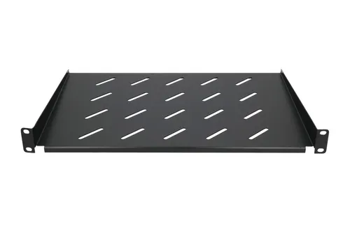 Extralink 1U 300mm Preto | Prateleira | 19 ", para armários suspensos Pojemność stelaża1U