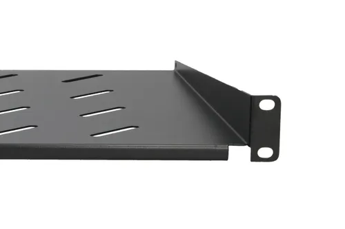 Extralink 1U 300mm Black | Shelf | 19", for wall cabinets Rozmiar48,3