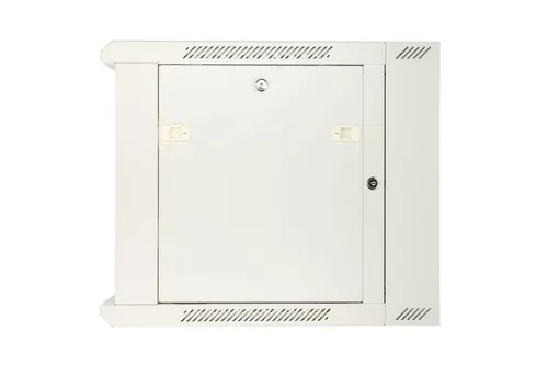 Extralink 12U 600x600 AZH Cinza | Armário de rack | montado na parede, duas seçoes Konstrukcja drzwi przednichSzkło hartowane