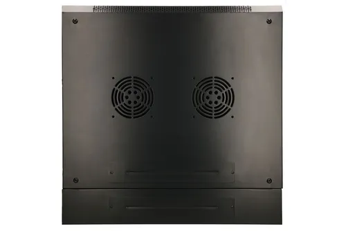 Extralink 9U 600x600 AZH Black | Rackmount cabinet | wall mounted, swing type Konstrukcja panelu bocznegoMetal