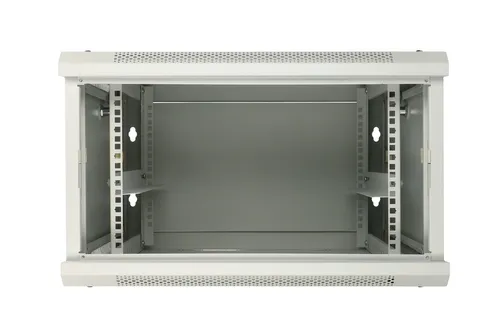 Extralink 6U 600x600 ASP Серый | Шкаф телекоммуникационный | настенный монтаж, металическая дверь KolorSzary