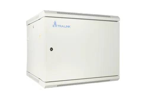 Extralink 12U 600x600 ASP Cinza | Armário de rack | montado na parede, porta totalmente de aço Głębokość600mm