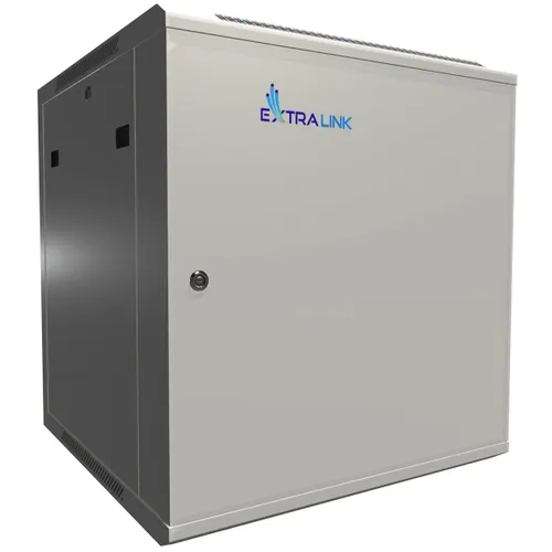 Extralink 12U 600x600 ASP Cinza | Armário de rack | montado na parede, porta totalmente de aço Wysokość szafy12U