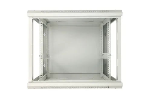 Extralink 12U 600x600 ASP Серый | Шкаф телекоммуникационный | настенный монтаж, металическая дверь KolorSzary