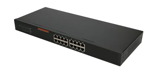Extralink EVAN | Switch | 16x 10/100/1000Mb/s Gigabit, montaggio su rack Ilość portów Gigabit Ethernet16