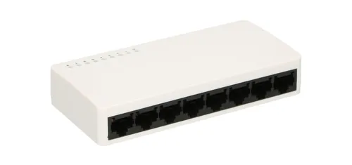 Extralink OTTO | Коммутатор | 8x 10/100Mb/s Fast Ethernet, установка на стол Dublowanie portówNie