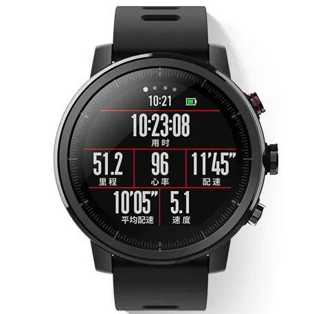 Amazfit Pace 2 STRATOS | Smartband | Schwarz EU-Version Typ łącznościGPS