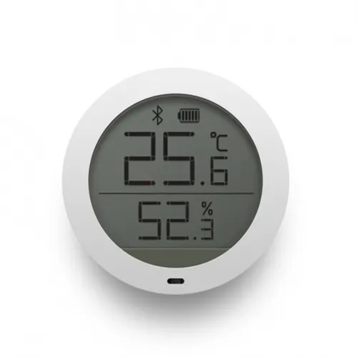 Medidor de temperatura e umidade Xiaomi Mi | Medidor de temperatura e umidade sem fio | Display led Dokładność0,3