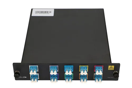 MikroTik CWDM-MUX8A | Divisor de fibra óptica | MUX - DEMUX, 8 portas DupleksTak