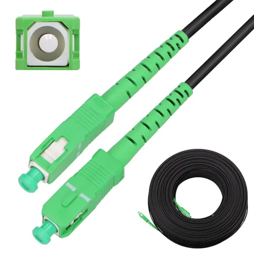 Extralink SC/APC-SC/APC | Patchkabel | Rund, Drop, Einzelmodus, Simplex, G.657A2, 160m Długość160m