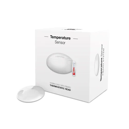 Fibaro FGBRS-001 | Temperatursensor | Bereich 0-40st C, Genauigkeit 0,5st C Certyfikat środowiskowy (zrównoważonego rozwoju)RoHS