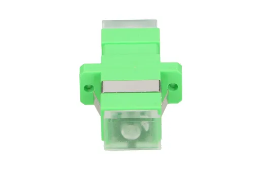 Extralink SC/APC | Adapter | Einzelmodus, Simplex, transparente Staubschutzkappen Connector typeSC/APC