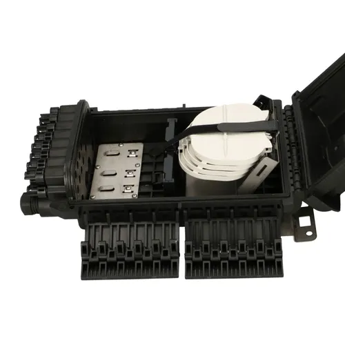 Extralink Pola | Caja de fibra óptica | 16 soldaduras, negro 7