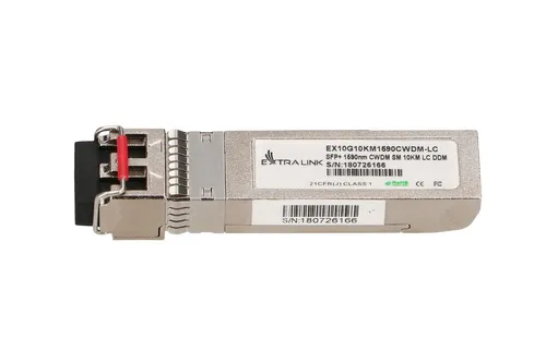 Extralink SFP+ 10G | SFP+ CWDM-Modul | 10Gbps, 1590nm, Einzelmodus, 10km, LC, DOM Złącze wyjścioweLC