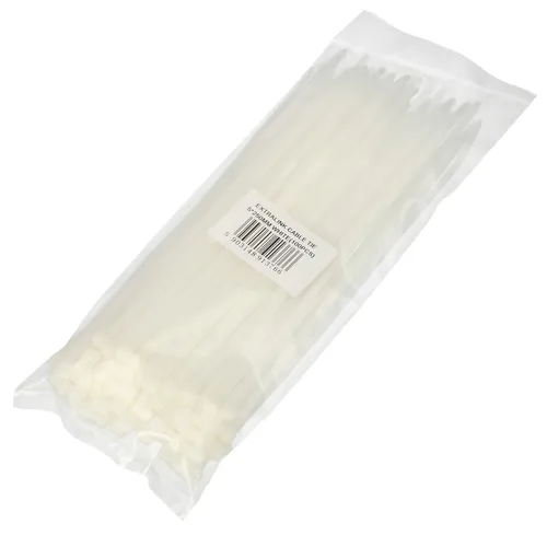 Extralink | Cable tie | 5x 250mm white 100pcs bag Długość produktu250