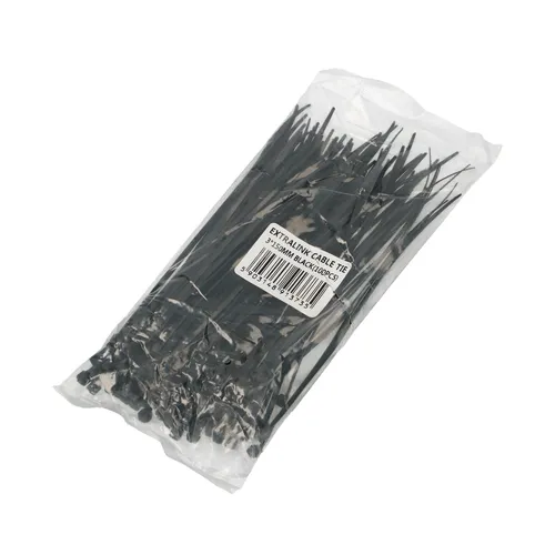 Extralink | Cable tie | 3x 150mm black, 100pcs bag IdentyfikatorNie
