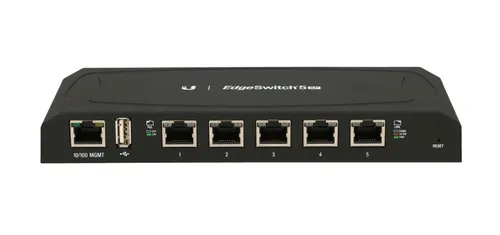 Ubiquiti ES-5XP | Switch | EdgeSwitch, 5x RJ45 1000Mb/s PoE, 60W Ilość portów LAN5x [10/100/1000M (RJ45)]
