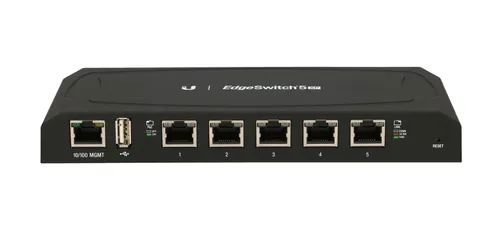 Ubiquiti ES-5XP | Switch | EdgeSwitch, 5x RJ45 1000Mb/s PoE, 60W Ilość portów LAN5x [10/100/1000M (RJ45)]
