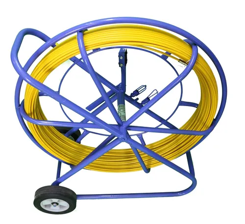 Extralink Pilot 9mm 100m | Cable pulling rod | glass fibre FRP, d. 9mm, l. 100m, yellow Kolor produktuNiebieski, Żółty